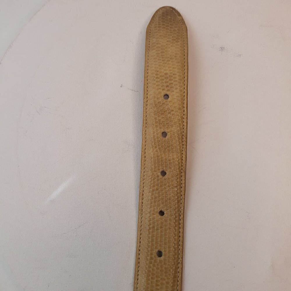 Joan & David Calfskin Leather Belt Sz S - Picture 8 of 10